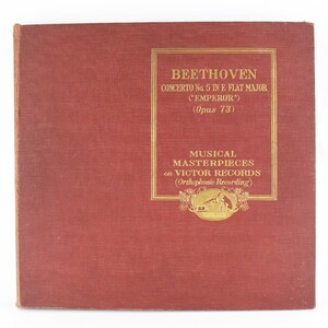 Victor ビクター BEETHOVEN/ベートーヴェン ピアノ協奏曲　第五番　変ホ長調 5枚組 レコード ユニセックス【34203110】中古