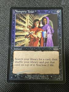 ★MTG★ジャッジ褒賞★ 吸血の教示者/Vampiric Tutor ★プロモ★Foil★英語1枚★