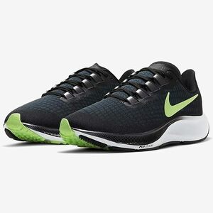 28㎝ ナイキ エア ズーム ペガサス 37 黒/濃紺/黄緑 BQ9646-001 NIKE AIR ZOOM PEGASUS 37 ランニングシューズ