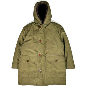 希少 1950s~ Eddie Bauer Polar Light Parka M~L Olive ヴィンテージエディバウアー ポーラーライトパーカー 日の出タグ ダウンジャケット