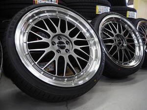 深リム メッシュ levanna V10-EX 19inch 8.5J+40 5H114.3 新品輸入 235/35R19 カムリ プリウスα