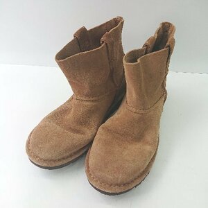 ■ UGG アグ シンプル ブランドロゴ CLASSIC UNLINED MINI ショート丈 ブーツ サイズ23.0 キャメル レディース E