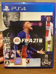 【美品】FIFA21　PS4ソフト　プレイステーション4 サッカーゲーム