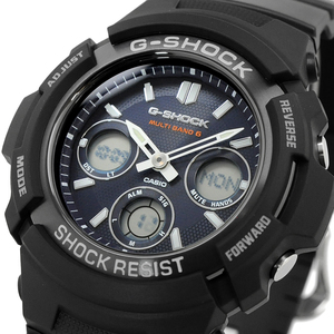 CASIO カシオ 腕時計 メンズ G-SHOCK Gショック 海外モデル 電波ソーラー AWG-M100SB-2A