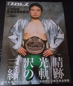 週刊プロレス 別冊 三沢光晴 追悼特集号 NOAH ノア 希少品 レア 入手困難