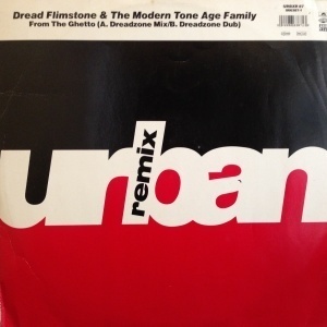 12inchレコード DREAD FLIMSTONE & THE MODERN TONE AGE FAMILY / FROM THE GHETTO