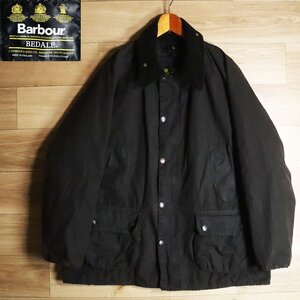 ?6R/Y7.4-3　イングランド製　Barbour　バブアー　BEDALE　ビデイル　オイルドジャケット　ハンティングジャケット　襟コーデュロイ