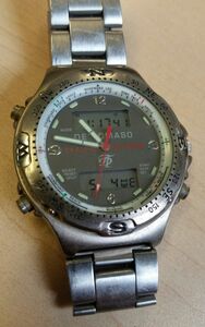 限定品★Air Force GERMANY★F4 Alpha Jet Crew Pilot watch 1997★空軍 ドイツ アルファジェット パイロット 時計 デジアナ★飛行機 戦争