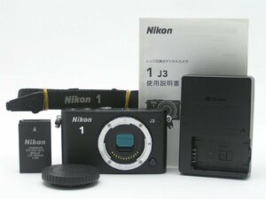 ★ハローカメラ★1282 Nikon 1 J3 Body 1425万画素 【 付属品あり】動作品 現状 1円スタート 即決有り