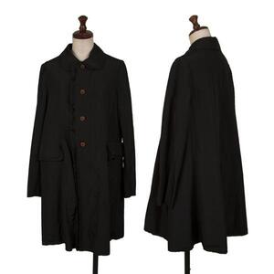 コムコム コムデギャルソンCOMME des GARCONS ポリティアードデザインジャケット 黒XS