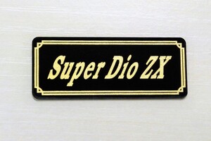 EE-237-3 SuperDioZX 黒/金 オリジナル ステッカー ホンダ スーパーディオZX AF28 DIO サイドカバー カウル カスタム 外装 タンク 等に