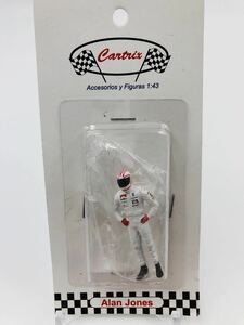 【訳あり】アラン・ジョーンズ 1/43 フィギュア F1ドライバー ウィリアムズ 1980 