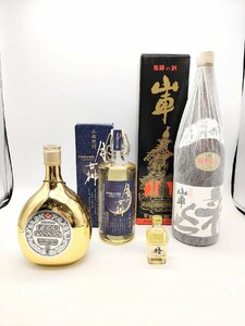 【東京都限定発送商品】【未開栓 4本セット】おまとめ 月の女神 本格焼酎 銀嶺 月山 飛の酒 上撰 清酒 SUNTORY 膳 ウイスキー【古酒】