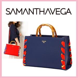 ○★新品 未使用 Samantha Vega コートニー 定番2WAYショルダー○●