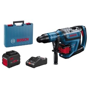 BOSCH SDS-max コードレスハンマードリル BITURBO GBH18V-45C 12Aバッテリ-2個+充電器+サイドハンドル+ケース付 プロ用 18V対応 ボッシュ