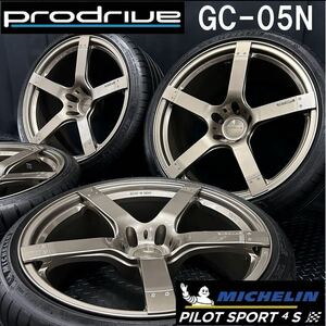 鍛造★BMW用プロドライブ GC-05N＆ミシュラン PS4S 245/30R20 285/30R20 4本 №240705-S3 M3に/9J+18 10.5J+22 5H 120*20インチ*E90E92E93