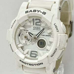 【稼動品】 CASIO Baby-G BGA-180-7B1 腕時計 レディース キッズ ベビーG カシオ クオーツ デジアナ 5381 タイドグラフ 中古品