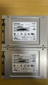 2個セット　TOSHIBA SSD 128GB SATA