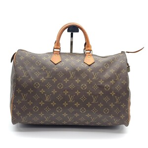 1円～ LOUIS VUITTON ルイヴィトン スピーディ40 モノグラム M41522 ボストンバッグ ハンドバッグ ミニボストン PVC レザー ブラウン 茶