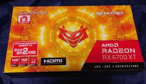 ★美品★ ビデオカード SAPPHIRE NITRO+ Radeon RX 6700 XT OC 12G GDDR6