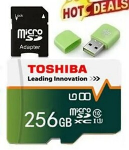 TOSHIBAマイクロSDカード256GB未使用