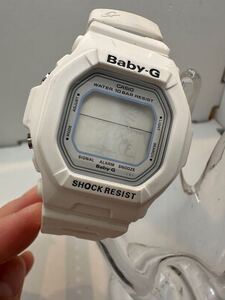 【CASIO】 Baby-G デジタル ホワイトBG-5600WH 中古品　不動　ジャンク