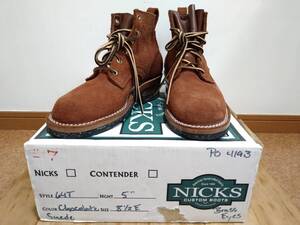 ★ 別注新品 NICKS BOOTS ニックスブーツ Alaska Tundra Style 64T 8,5E アラスカ ツンドラ/検索 WHITE