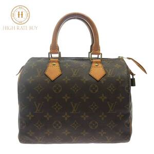 1円スタート LOUIS VUITTON ルイヴィトン スピーディ25 M41528 SP0011 モノグラム ハンドバッグ ゴールド金具 ミニボストン ブラウン