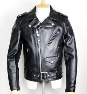 Schott (ショット) 3950083 613US VINTAGE ONESTAR RIDERS JKT ヴィンテージ ワンスター ライダース レザージャケット アメリカ製 BLACK 36