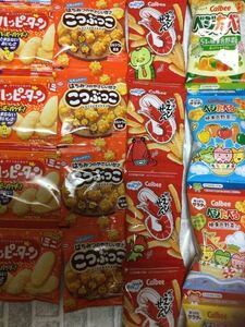 【Japanese Snack】お菓子詰め合わせ☆スナック菓子☆お菓子☆未開封☆亀田製菓&カルビー☆小4個×4p☆食べきりサイズ☆キッズおやつ☆