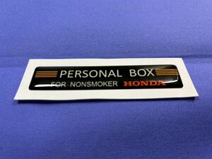 パーソナルボックスステッカー灰皿ホンダグランドシビックCR-Xインテグラ　プレリュード　アコード:Personal box for nonsmoker