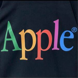 アップル Mac APPLE Tシャツ 企業物 黒 ブラック 大判 デカロゴ 製 90s USA 00s アメリカ y2k 野村訓市 Marlboro メタリカ Vintage 古着 