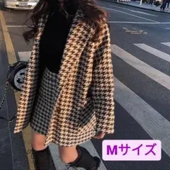 冬千鳥柄格子セットアップ♡ジャケット ミニスカートおしゃれ可愛い 韓国ファッシ