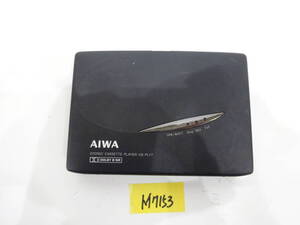 AIWA HS-PL77 ポータブルカセットプレーヤー 動作未確認 M7153