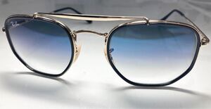 1円スタート Ray-Ban レイバン RB3648-M 9167/3F 52-23 THE MARSHAL Ⅱ ITALY 0121a 