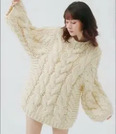 正規品✨THE TOÉ MARAIS HANDMADE KNIT 美品