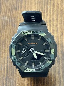 CASIO G-SHOCK GA-2100SU 逆輸入 アナデジ カモフラ 迷彩 腕時計　中古品　ジャンク扱い