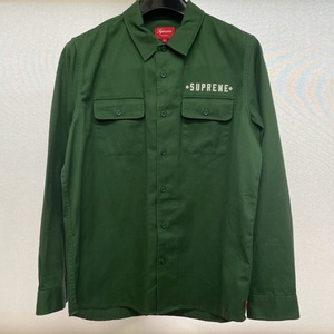 Supreme ｘ INDEPENDENT 12AW Work Shirt シュプリーム ミリタリーシャツ