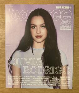 【新品】bounce 478【非売品】タワーレコード 2023年10月号 音楽 OLIVIA RODRIGO カイリー・ミノーグ 洋楽 邦楽 雑誌【配布終了品】レア