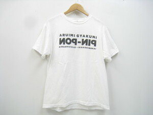 KINASHI CYCLE 木梨サイクル PIN-PON Tシャツ ホワイト 白 サイズM