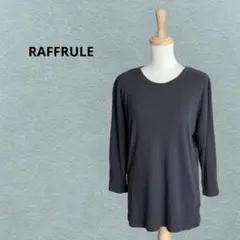【RAFFRULE ラフルーレ】ロンT 7部袖カットソー　シンプル　XL