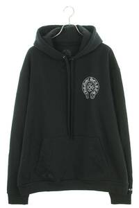 クロムハーツ WWW.CHROMEHEARTS.COM HOODIE サイズ:XL オンライン限定ホースシューバックプリントプルオーバーパーカー 中古 SJ02