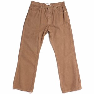 CELERI コーデュロイパンツ 定価24,840円 size34 ブラウン 18-030-500-3200 セルリ ストレートパンツ Deuxieme Classe