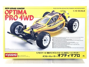 京商　1/10　電動RC4WDレーシングバギー　オフロードレーサー オプティマプロ　未組立　同梱OK　1円スタート★H