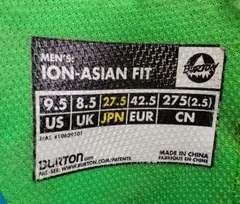 BURTON　ION －ASIAN　FIT　 27.5cm