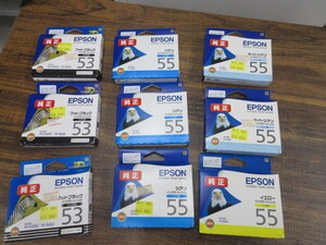 EPSON インク IC53　IC55 　9本　純正