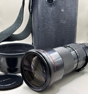 【動作確認済み・美品・レア】　Canon キヤノン　NEW FD　50-300mｍ　F4.5 L　ZOOM LENS　望遠レンズ　専用ケース　フード付き　NFD