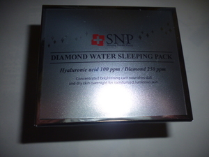 新品　SNP ダイヤモンドウォータースリーピングパック100g 送料450～