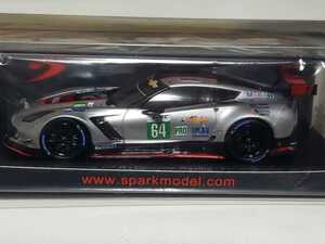 新品 1/43 スパーク SPARK シボレー コルベット C7.R 2018 上海 6H #64 O.ギャビン/T.ミルナー