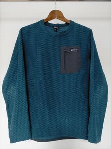 状態良好 21年 patagonia Ms R1 Air Crew パタゴニア メンズ R1エア クルー size-S 40235 Endless Blue ★アウトドア古着